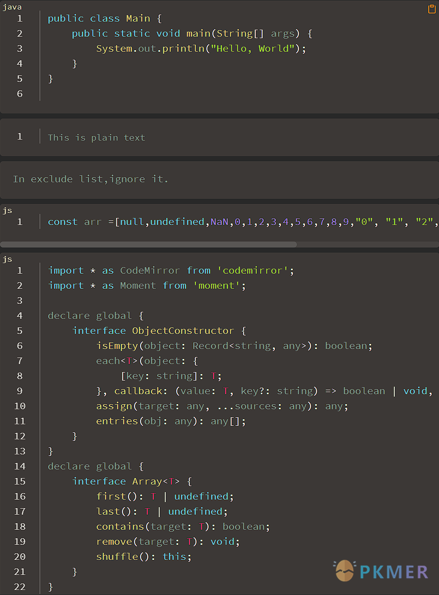 Obsidian 插件：【Readme】Code Block Enhancer