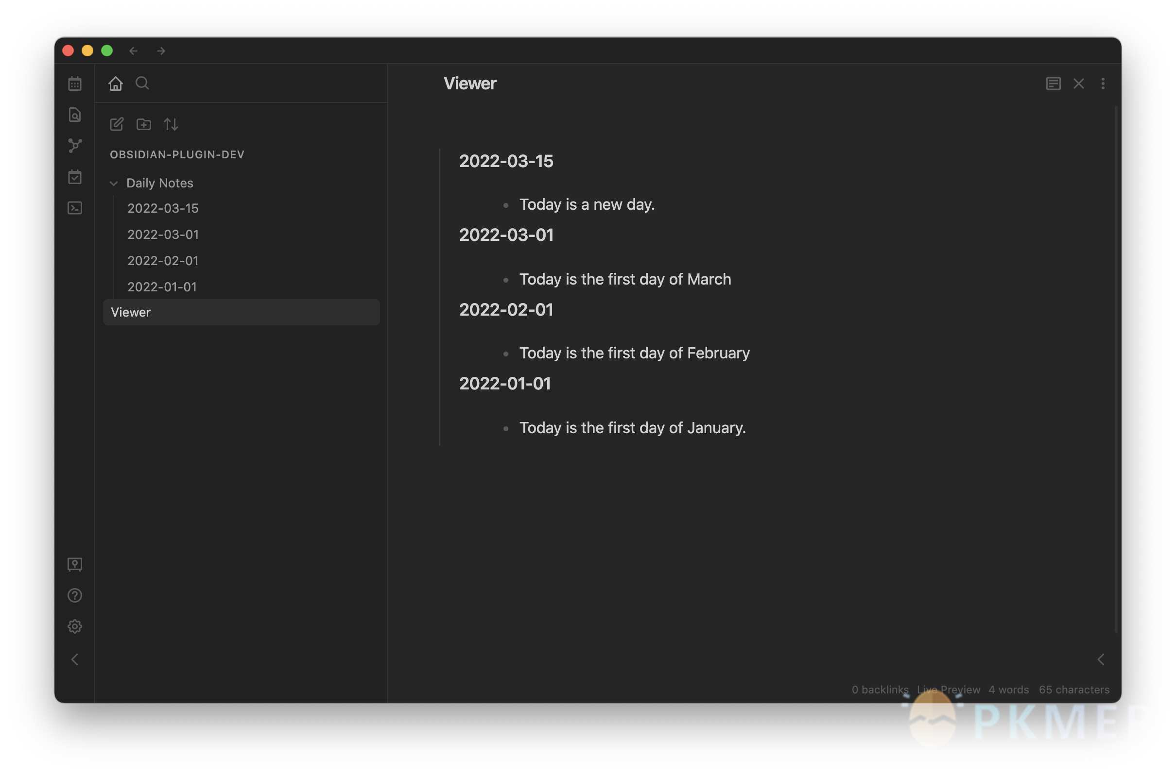 Obsidian 插件：Daily Notes Viewer--