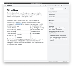Obsidian 插件：Dictionary