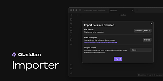 Obsidian 插件：Importer