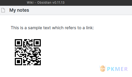 Obsidian 插件：QR Code Generator Plugin--