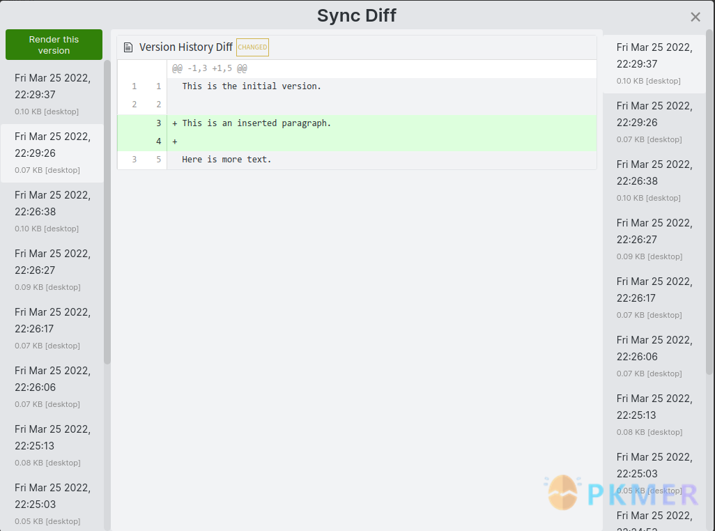 Obsidian 插件：Version History Diff (Sync, File Recovery & Git) 文件历史对比一键搞定--效果&特性