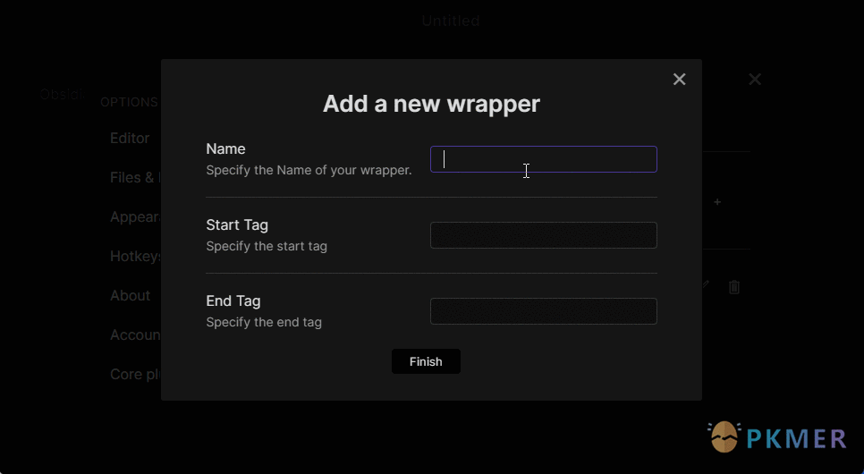 Obsidian 插件：Wrap with shortcuts--概述