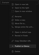 Obsidian 插件：Obsius Publish