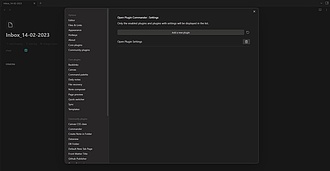 Obsidian 插件：Open Plugin Settings