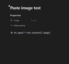 Obsidian 插件：Paste Image Into Property