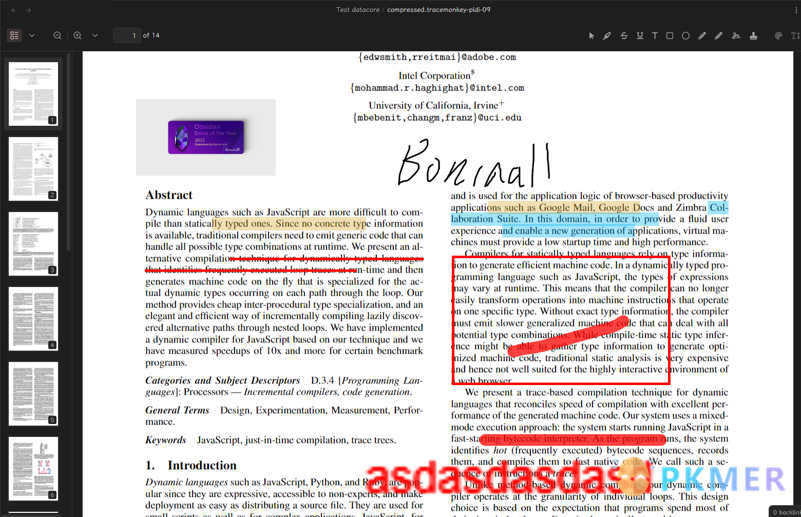 Obsidian 插件：Pdf Annotator--