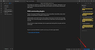 Obsidian 插件：Reading progress desktop