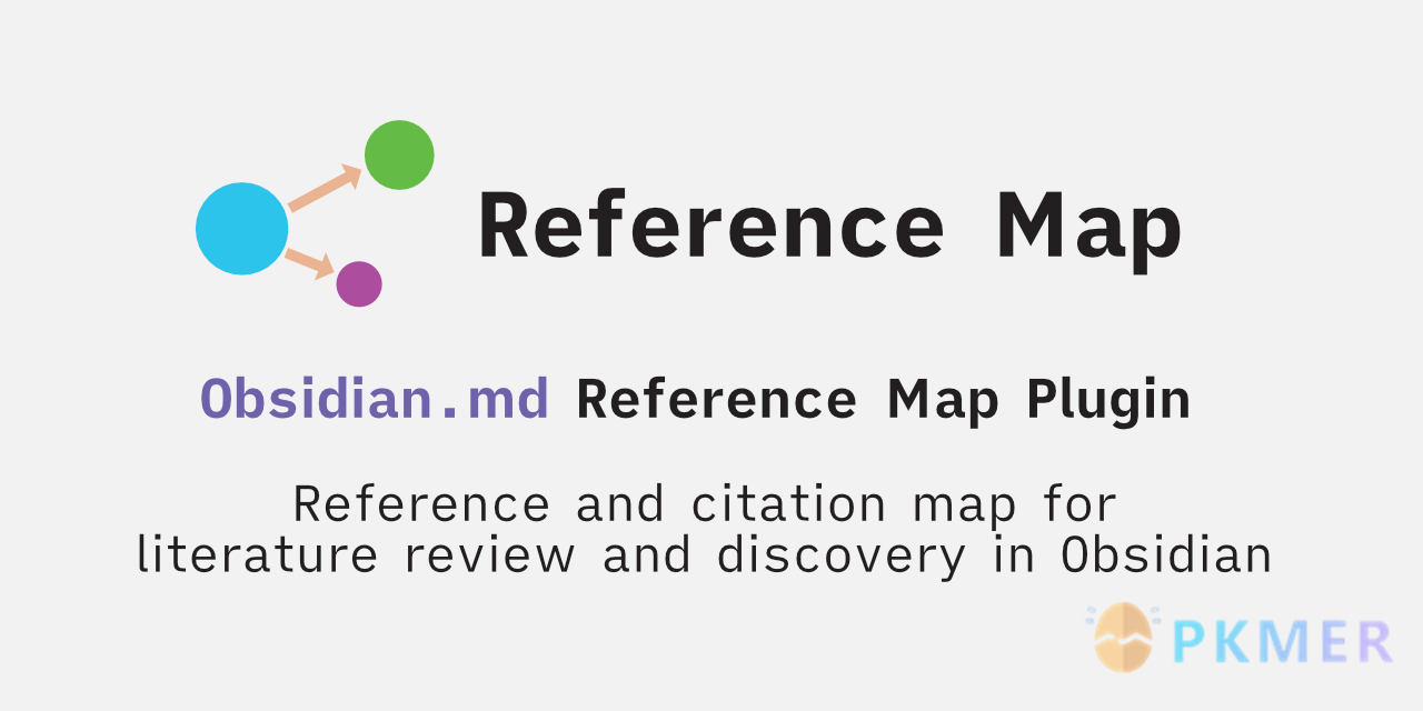 Obsidian 插件：Reference Map--