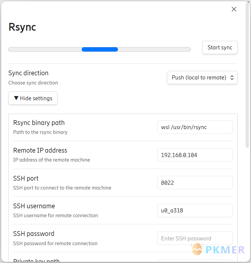 Obsidian 插件：Rsync--