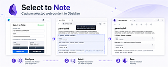 Obsidian 插件：Select to Note