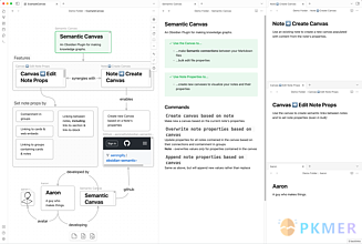 Obsidian 插件：Semantic Canvas