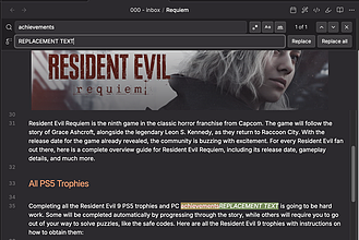 Obsidian 插件：Better Search and Replace