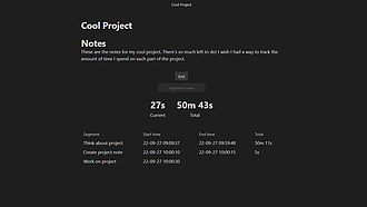 Obsidian 插件：Super Simple Time Tracker