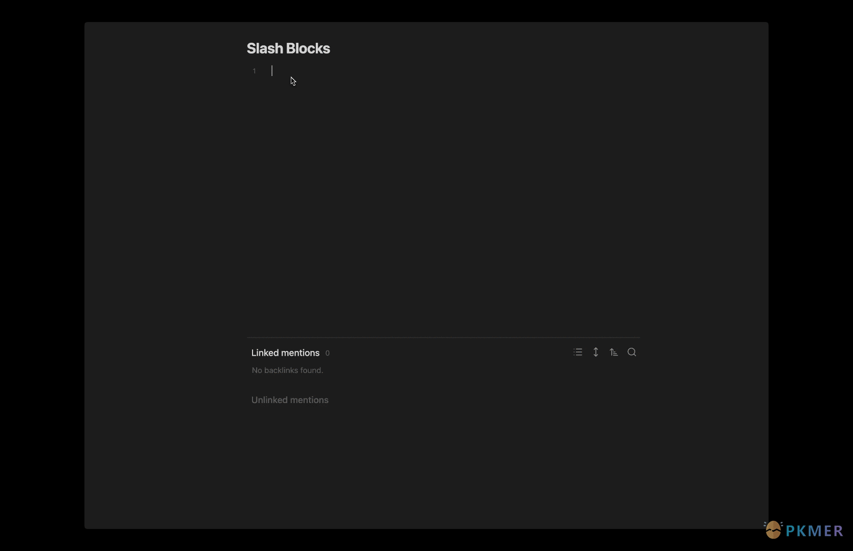 Obsidian 插件：Slash Blocks--