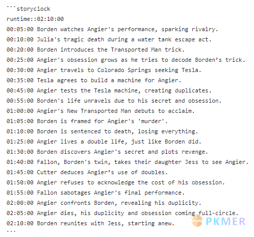 Obsidian 插件：Storyclock Viewer--