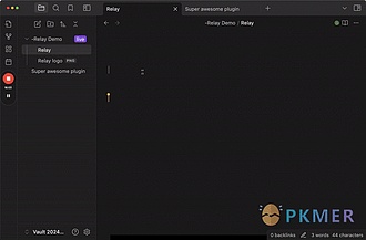 Obsidian 插件：Relay