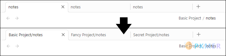 Obsidian 插件：Tab File Path--