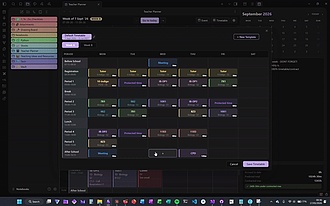 Obsidian 插件：Teacher Planner