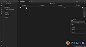 Obsidian 插件：Timeline View