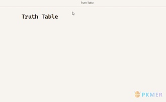 Obsidian 插件：Truth Table+