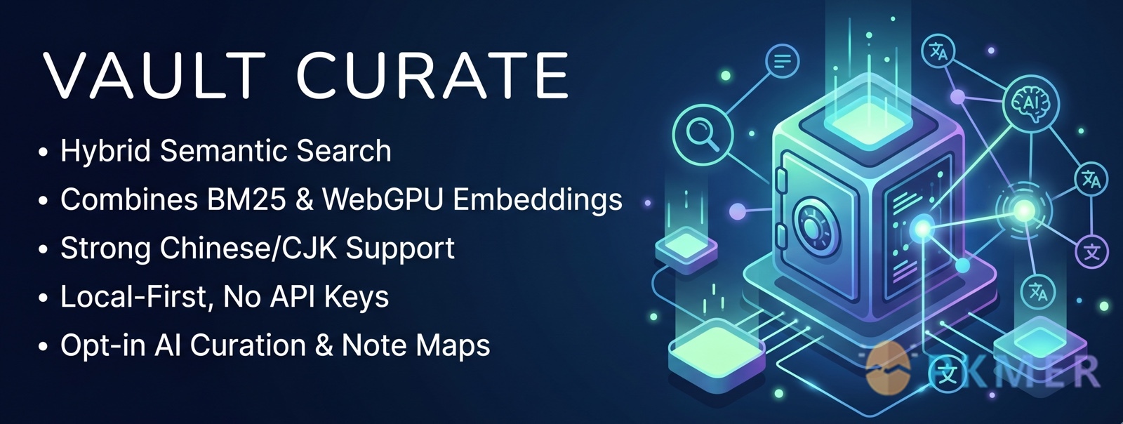 Obsidian 插件：Vault Curate--