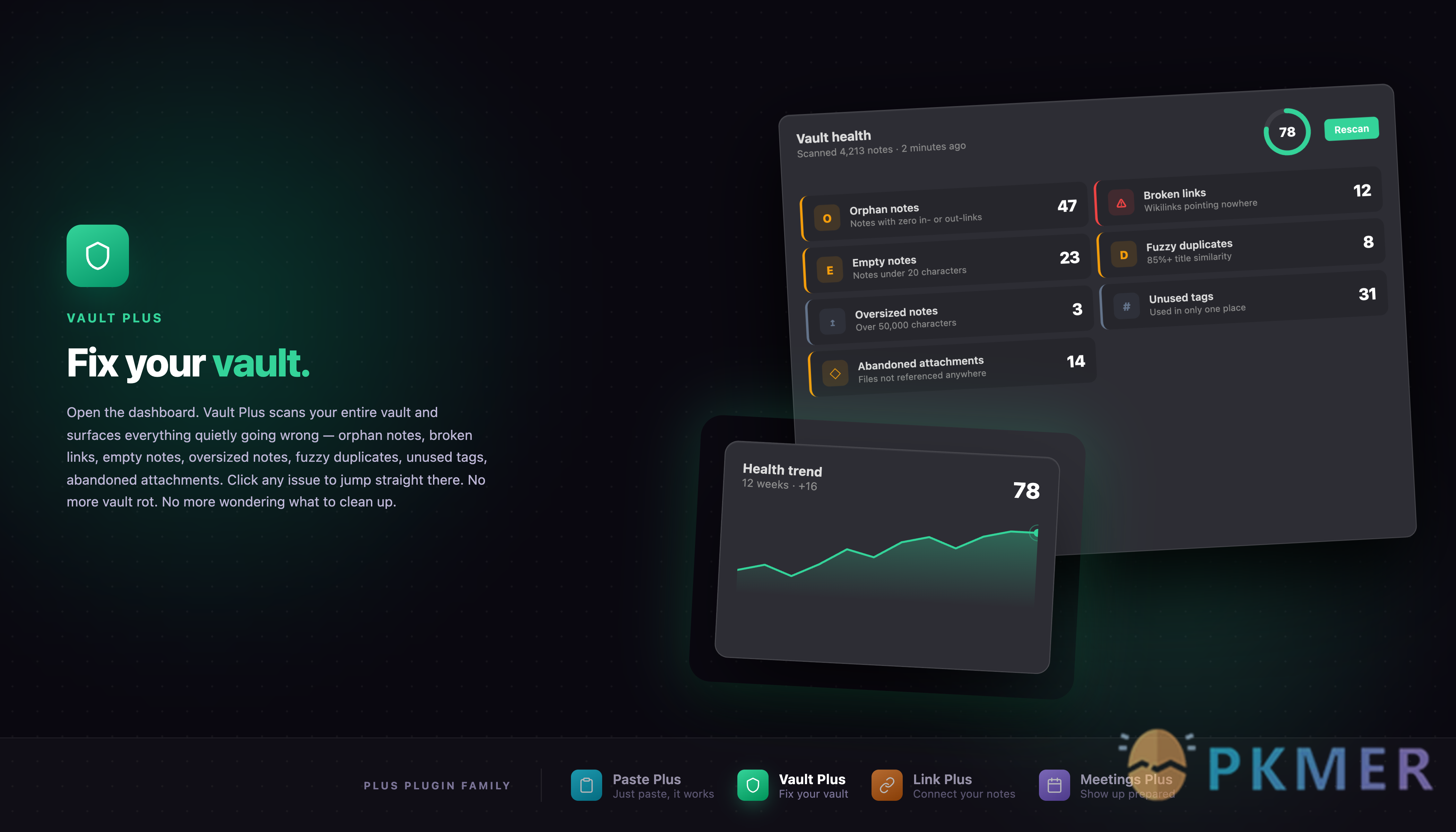 Obsidian 插件：Vault Plus--