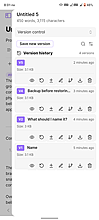 Obsidian 插件：Version Control
