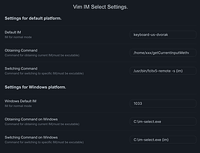 Obsidian 插件：Vim IM Select