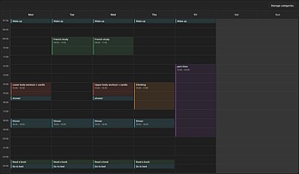 Obsidian 插件：Weekly Routine Planner