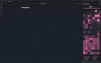 Obsidian 插件：Writing Tracker Heatmap Streaks