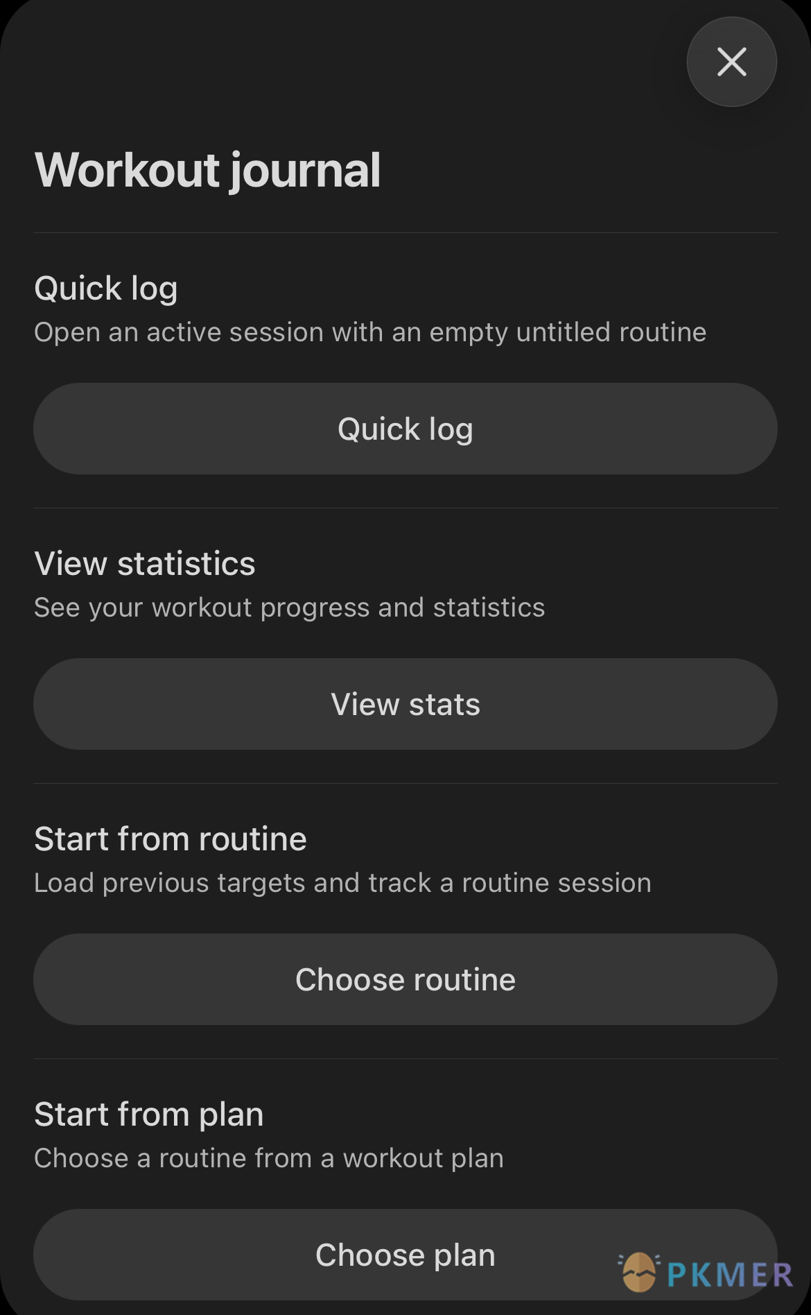 Obsidian 插件：Workout Journal--