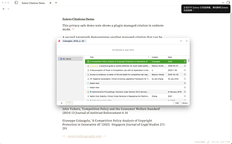 Obsidian 插件：Zotero Citations