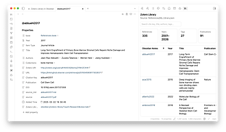 Obsidian 插件：Zotero Lib View