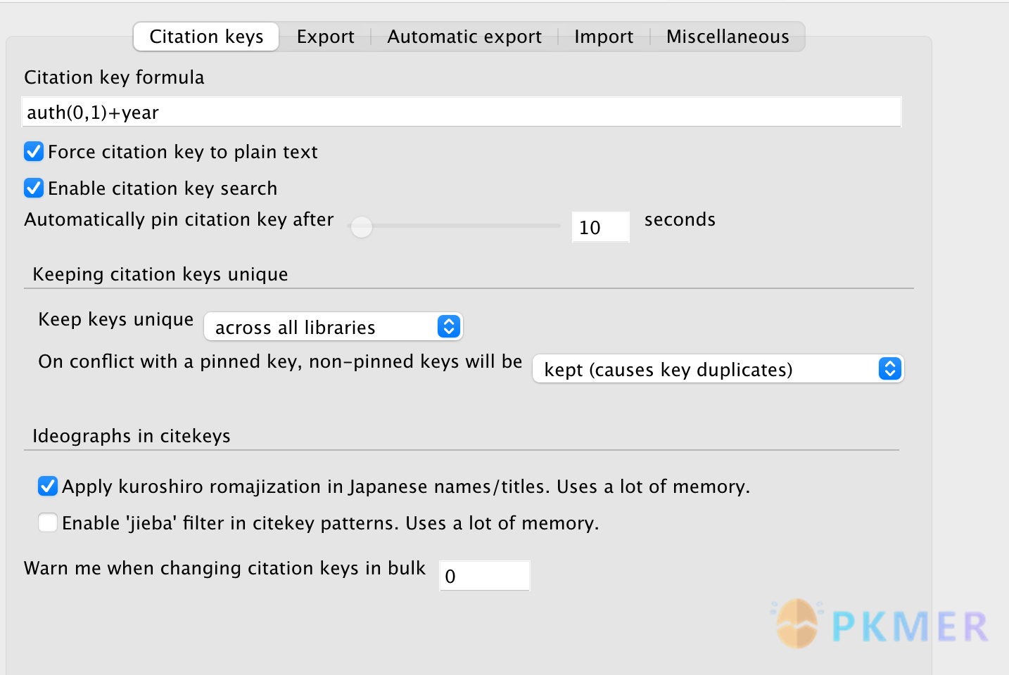 文科生工作流 -zotero 配置--better bib