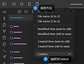 Obsidian 插件：利用 Bartender 实现文件拖拽排序