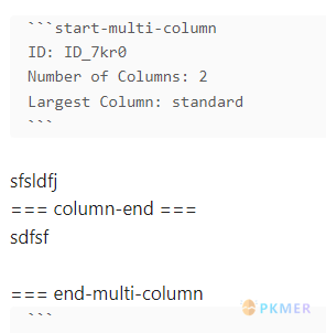 Obsidian 插件：Multi-Column Markdown Obsidian 也能分栏，超级方便无需 CSS 代码--使用