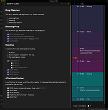 Obsidian 插件：Day Planner