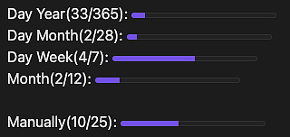 Obsidian 插件：ProgressBar 快速在笔记中增加进度条