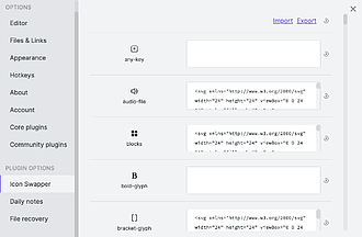 Obsidian 插件：Icon Swapper 修改默认图标变为你自己个性化的样式