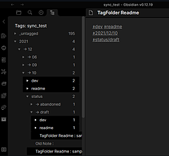 Obsidian 插件：TagFolder 通过标签方式组织管理笔记