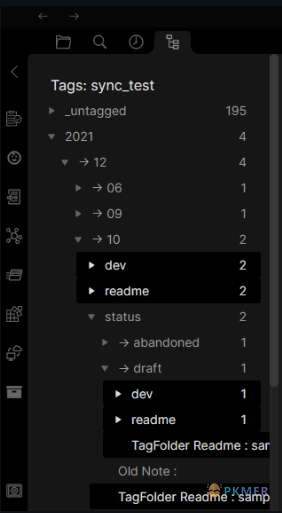 Obsidian 插件：TagFolder 通过标签方式组织管理笔记--使用
