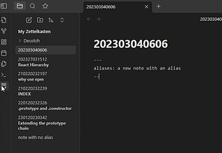 Obsidian 插件：Frontmatter Alias Display 让你的笔记名下直接看到别名