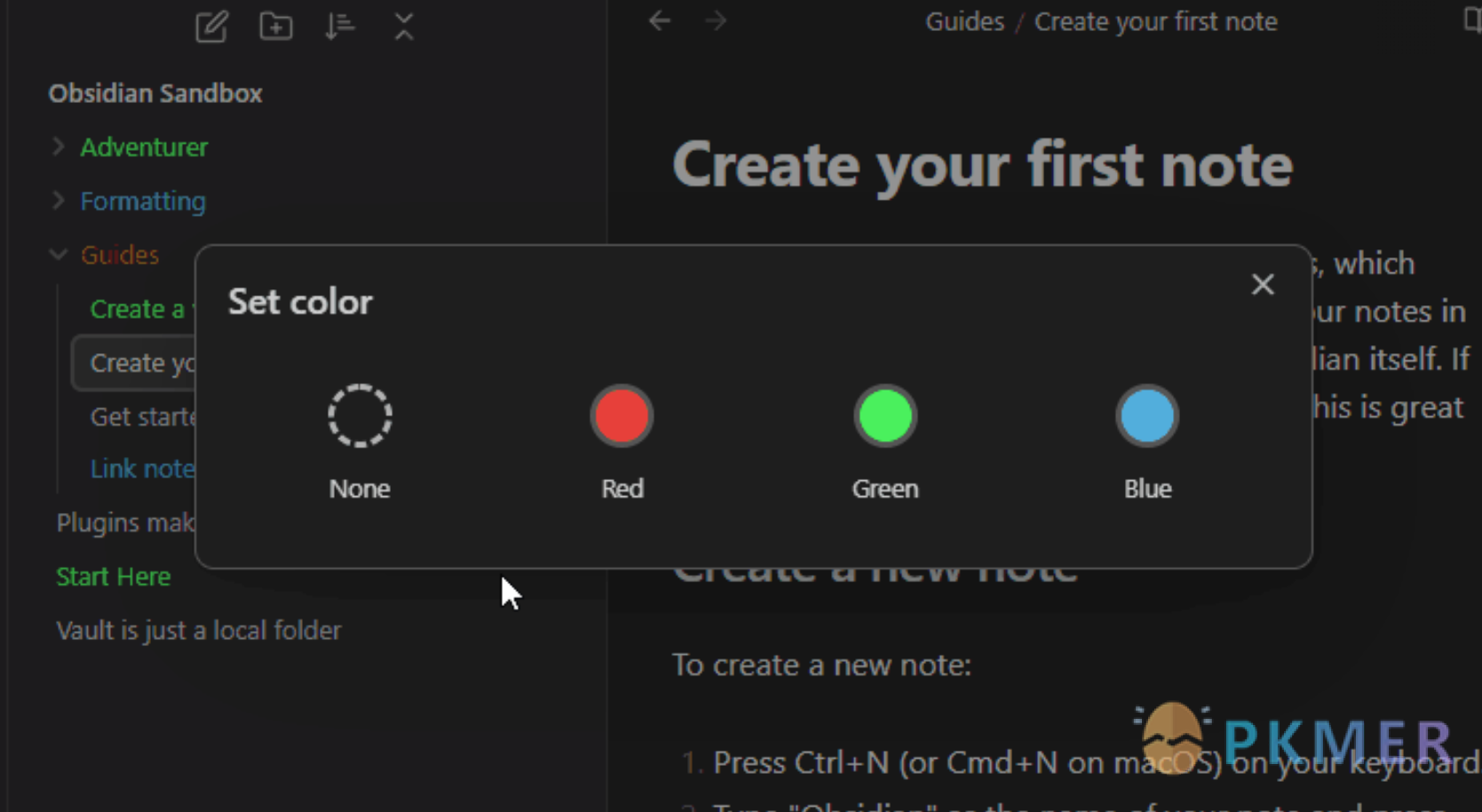 Obsidian 插件：File Color 让你文件管理多姿多彩--使用