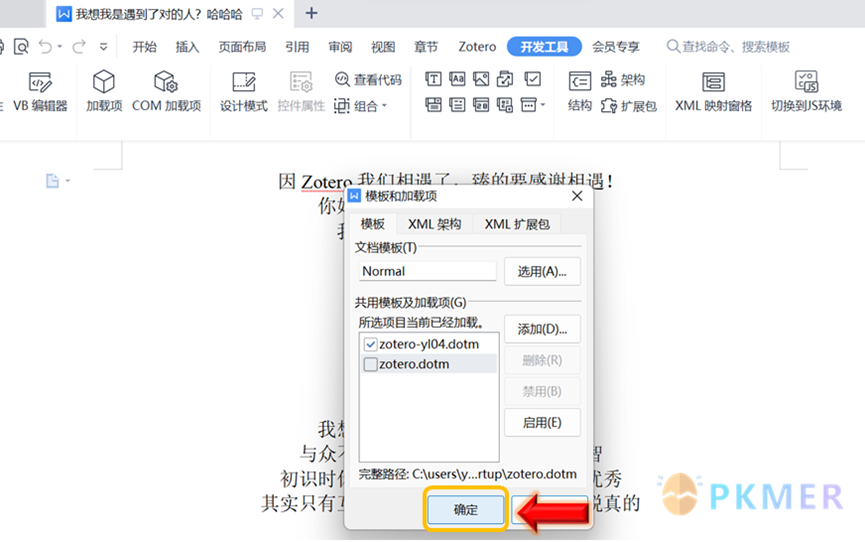 【引文 插件】在 WPS 中使用 Zotero Word 插件--只保留 1 个 Zotero 加载项