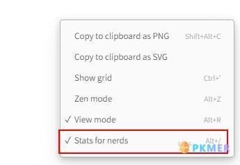 Obsidian-Excalidraw 功能手册--8.6 图形统计信息 Stats for nerds