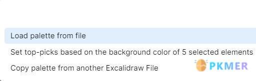 Obsidian-Excalidraw 功能手册--17.2 默认颜色更改 palette loader