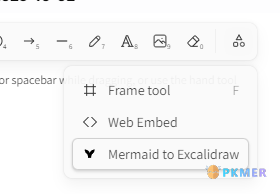 Obsidian-Excalidraw 功能手册--1. 图表工具 Mermaid to Excalidraw