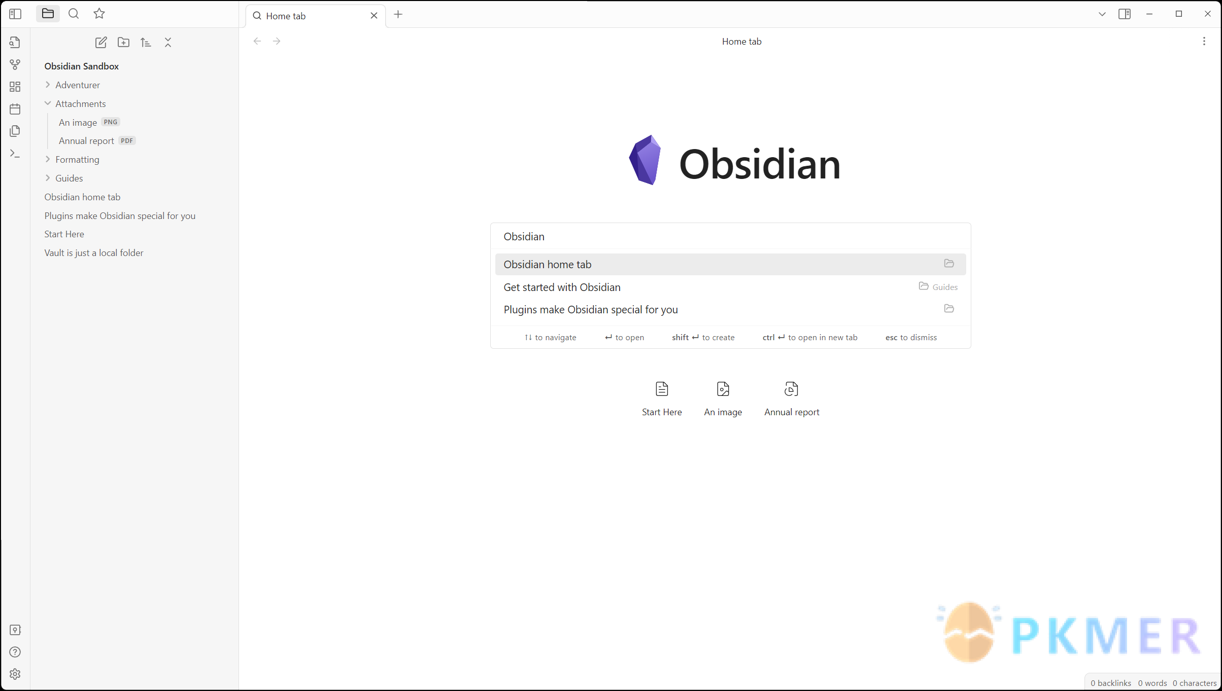 Obsidian 插件：Home Tab 多功能新标签页--一、概述
