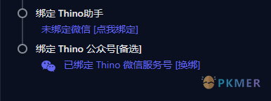 Thino 微信内容发送到 Thino--激活和绑定